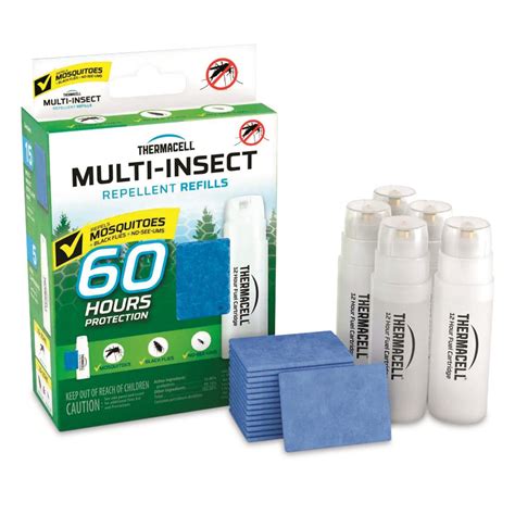Thermacell Multi-Insect Repellent Refill, 60 Hour - 735400, Insect ...