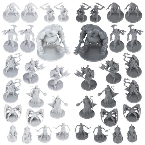 Buy 38 Miniatures Fantasy Op RPG Figures For Dungeons And Dragons