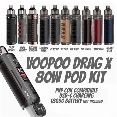 Voopoo Drag X W Pod Mod Kit Si Omar Vape Store