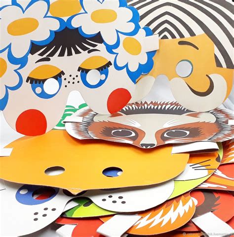 Винтаж: Советские новогодние маски СССР купить в интернет-магазине ...