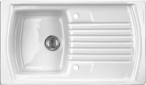 Ceramic Sink 1 Bowl With Drainer Omega Interiors