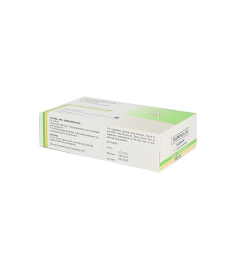 RX: SILGRAM SULTAMTOSYLATE 750MG FCTABLET