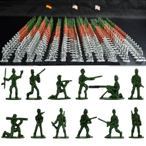 Aliexpress.com : Buy 100pcs/set Military Plastic Toy Soldiers Army Men ...