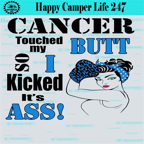 I Kicked Cancers Ass Etsy