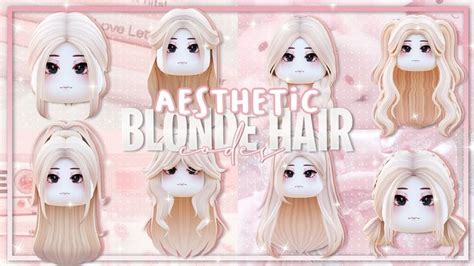 Aesthetic Blonde Hair Codes For Roblox Bloxburg