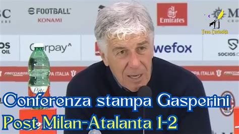 Conferenza Stampa Gasperini Post Milan Atalanta 1 2 In Coppa Italia 23