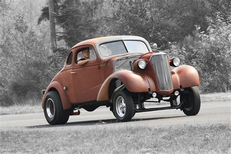 Chevy Gasser Vintage Photograph By Steve Mckinzie