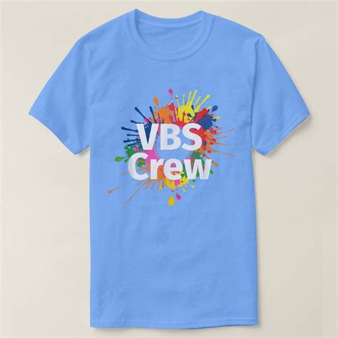 I Love Vbs 2022 Crew Vacation Bible School Paint S T Shirt Zazzle