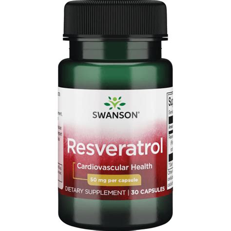 Swanson Resveratrol 50 Mg 30 Capsules