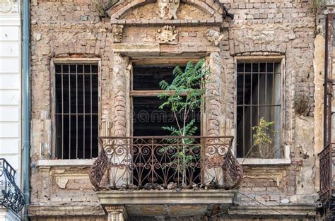 Old Vintage Architecture In The Historic Old Town Bucharest Romania