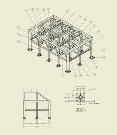 Structural D Drafting And Detailing Services Cad