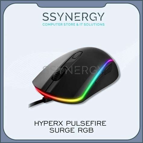 Jual Kingtson HyperX RGB Gaming Mouse HX-MC002B Pulsefire Surge HX ...