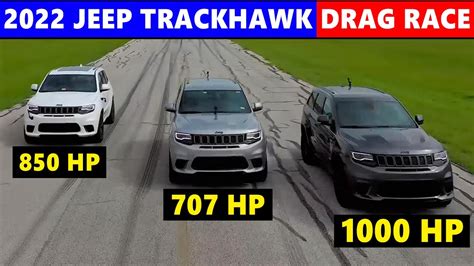 Jeep Trackhawk Drag Race Hp Vs Hp Hp Trackhawk Vs