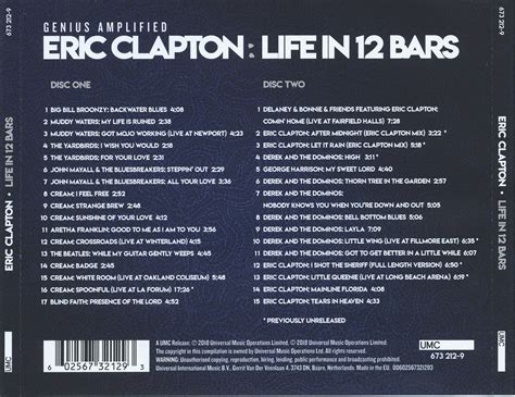 Various Artists - Eric Clapton: Life In 12 Bars (2018) {Universal Music ...