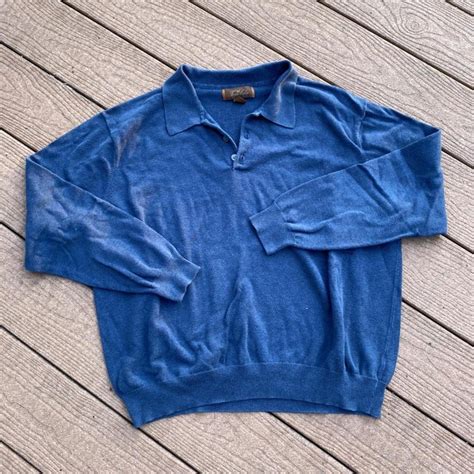 Vintage Grandpa Sweater By Tasso Elba Preloved Depop