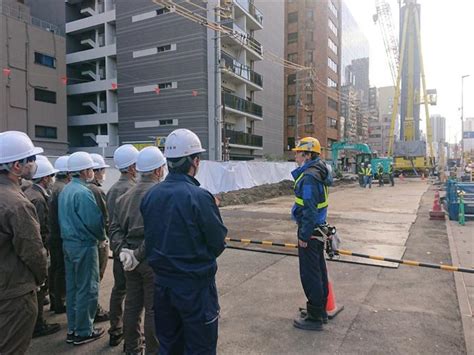 「なにわ筋線西本町駅部土木工事」で高校生を招いた現場見学会を開催しました｜zenitaka Topics｜錢高組