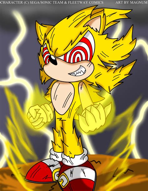 Fleetway Super Sonic Fleetway Super Sonic By Magnum13 On Deviantart