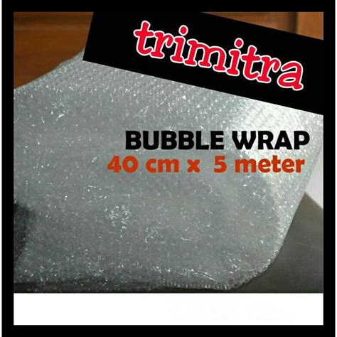 Jual Plastik Bubble Wrap Gelembung Potongan Lembaran Cm X Meter