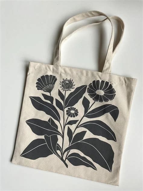 BOTANICAL Canvas Tote Bag Etsy En 2024 Sac Fourre Tout Tote Bag