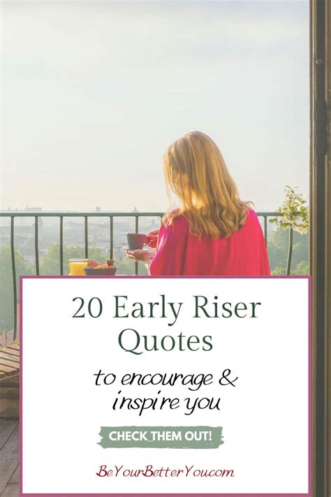 20 Early Riser Quotes to Encourage and Inspire You - Be Your Better You