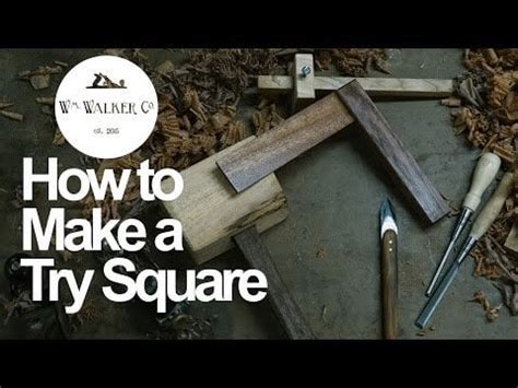 How To Make A Try Square : woodworking