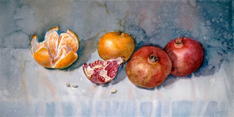 Three Delicious Fruits on a Table