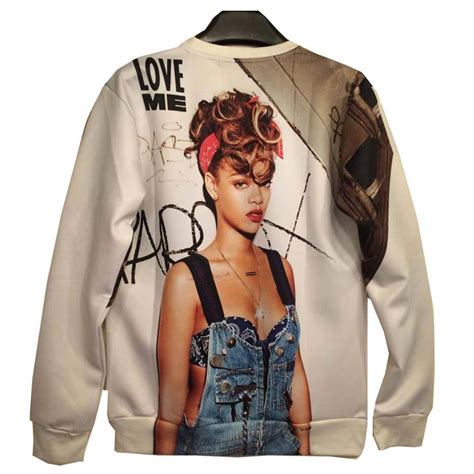 Mr1991inc Menwomen 3d Sweatshirts Print Sexy Woman Rihanna Smoking