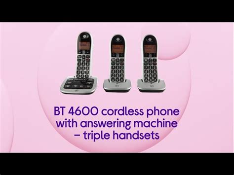 Bt Triple Cordless Phones With Answer Machine Cheap Dealers | www ...