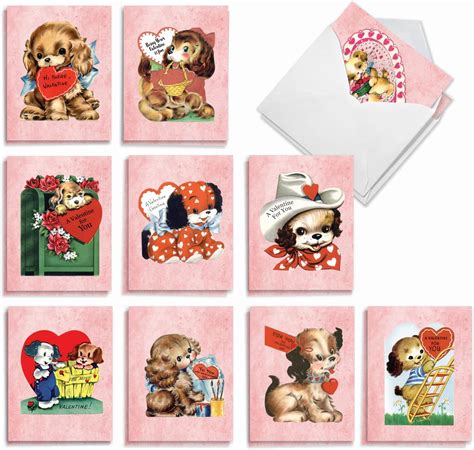 24 Pcs Vintage Valentines Cards Valentines Day Cards