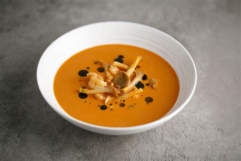 Биск из креветок с лаймом Доставка азиатской кухни по СПб из ресторана ...