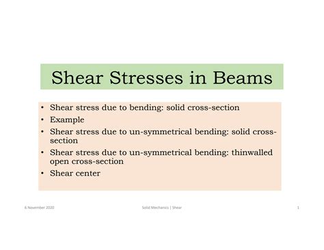 SOLUTION: Shear stress compatibility mode - Examples with solutions - Studypool