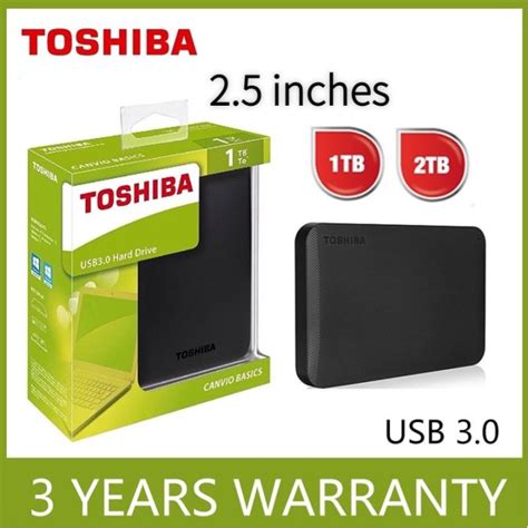 Toshiba External Hard Drive Backup Slim Usb Portable Hdd External