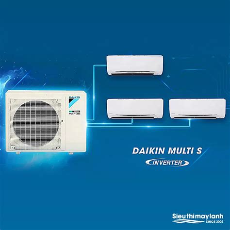 Combo Khuyến Mãi Hệ Thống Máy Lạnh Daikin Multi S Inverter 3 0 Hp 3 Ngựa Mkc70svmv