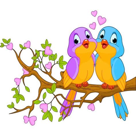 Stickers Enfant Oiseaux Amoureux Hauteur Hauteur 95cm Cdiscount Maison