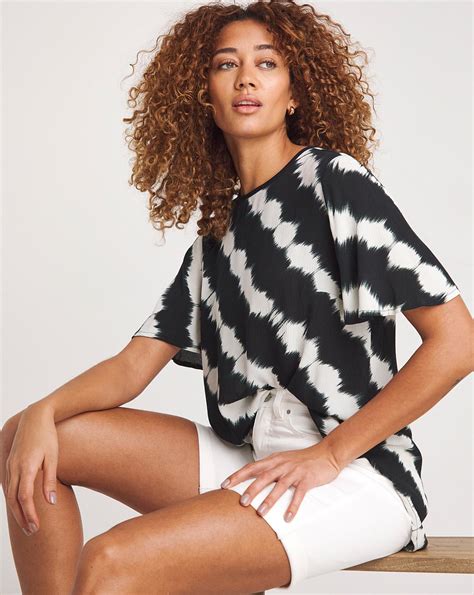 Boxy Fluted Sleeve Top Ambrose Wilson