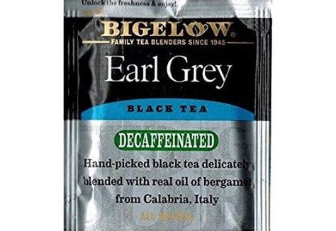 Bigelow Earl Grey Decaffeinated Black Tea Bags 20 Count Best Deals