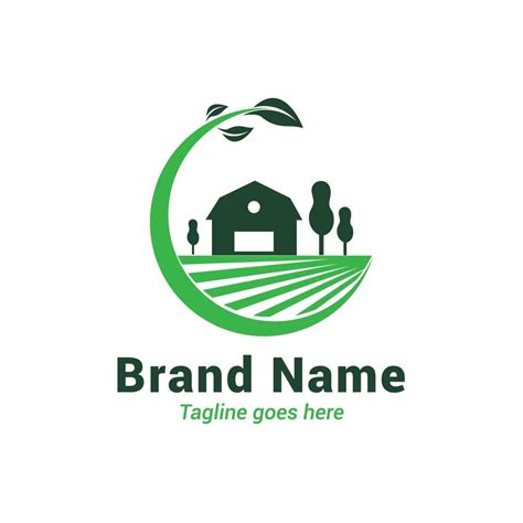 Farming logo design 12816590 Vector Art at Vecteezy