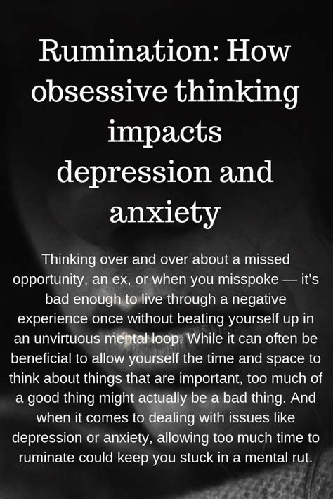 Rumination How To Stop Ruminating And Obsessive Thinking Artofit