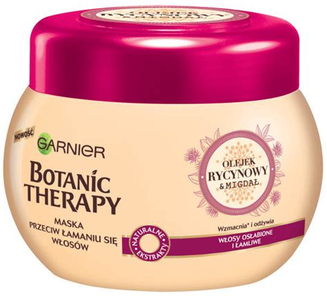 Garnier Botanic Therapy Maska Wzmacnia W Osy Amliwe Olejek Rycynowy