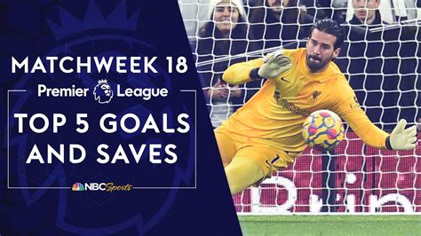 Top Five Premier League Goals And Saves From Matchweek 18 2021 22