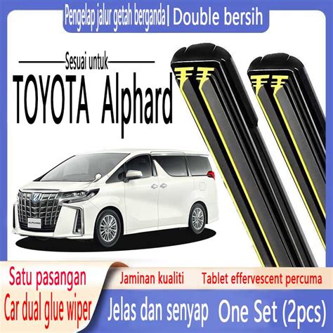 Toyota Alphard Dedicated Wiper Alphard Vellfire Double Rubber Strip