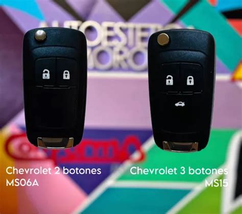 Carcasa De Llave Chevrolet Onix Tracker Sonic Y Botones En Venta En