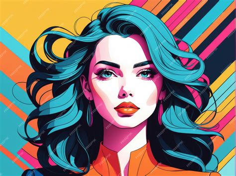 Premium Vector | Beautiful woman face art beautiful woman face art