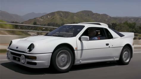 Watch Jay Leno Drive Tim Allen S Rare Ford RS200 Rally Car