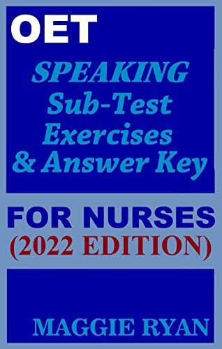 Oet Speaking For Nurses By Maggie Ryan Updated Oet Preparation Book