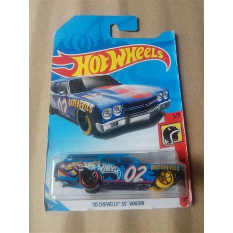 Jual Hotwheels Chevelle Ss Wagon Biru Hw Daredevils Shopee Indonesia