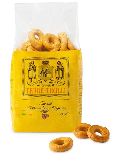 Terre Dei Trulli Taralli With Tomato And Oregano 250g