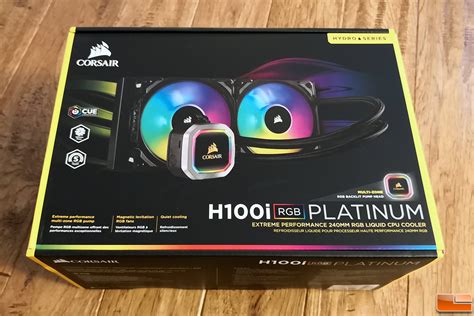 Corsair Hydro H I Rgb Platinum Cpu Cooler Review Legit Reviews