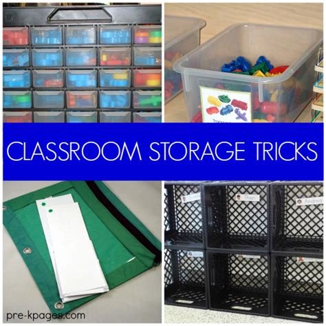 20 Classroom Storage Ideas