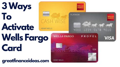 Ways To Activate Wells Fargo Credit Card New Bonus Finance